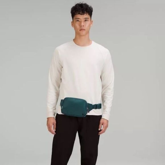 Lululemon Large Everywhere Belt Bag Green Jasper Nwt - Picture 7 of 7